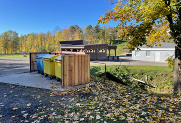 Nová kontejnerová stání v obci Jasenná