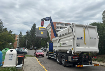 Pilotní svoz plastů ve Zlíně