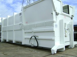  Lisovací kontejner s hydraulickým pohonem