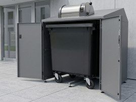 Přístřešek na kontejnery 1100 l - 0